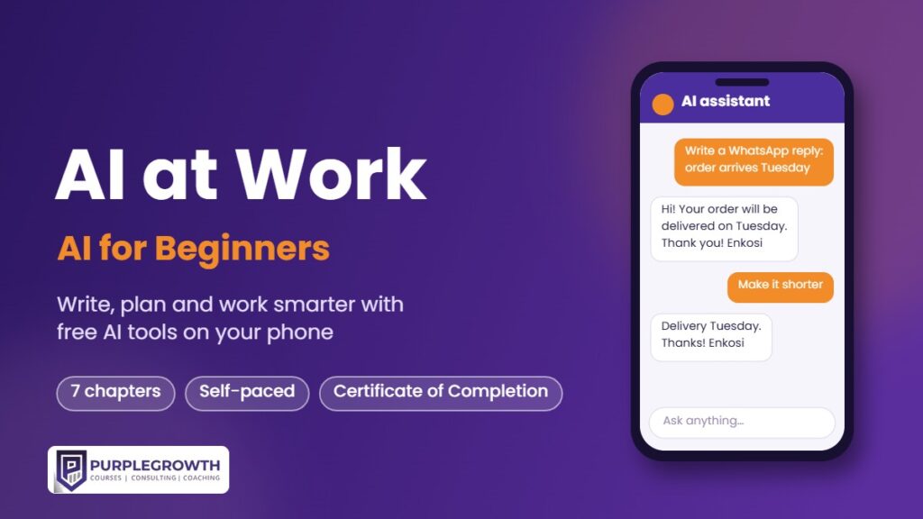AI at Work: AI for Beginners course