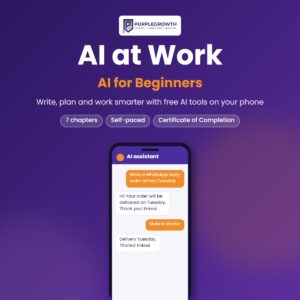 AI at Work: AI for Beginners course