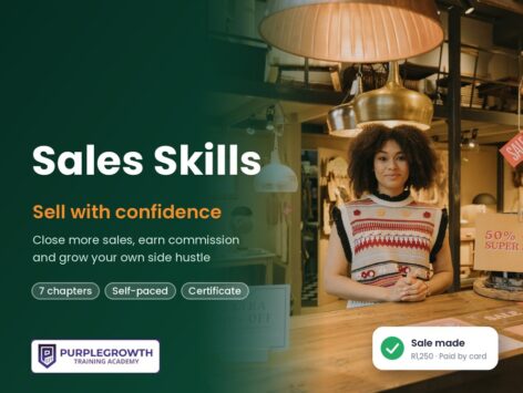 Sales Skills: Sell With Confidence online course – Purple Growth