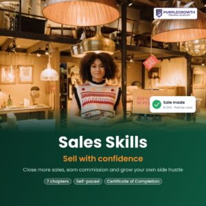 Sales Skills course – R199 – Purple Growth